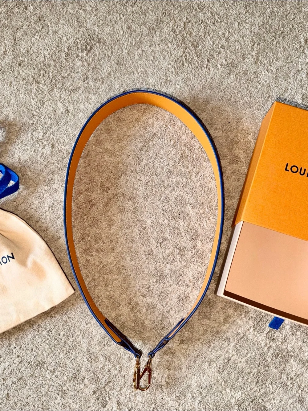 *GIFTABLE condition* Louis Vuitton limited edition LV colors bandouliere strap